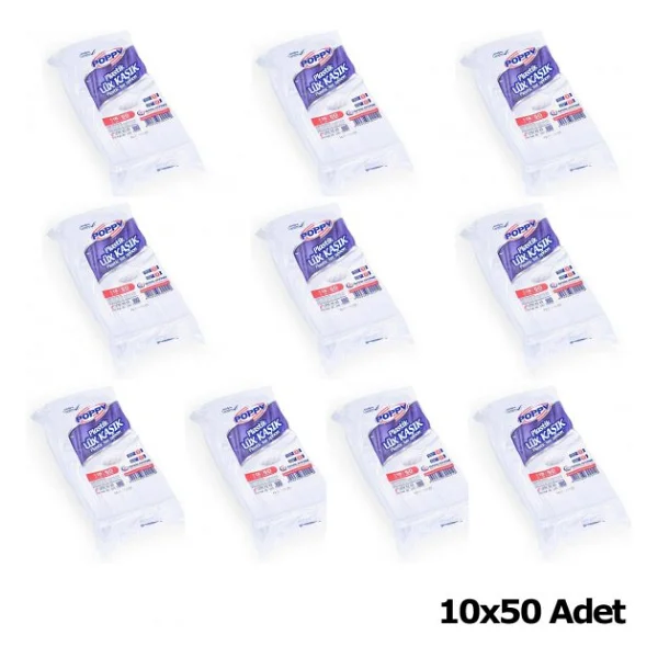 Poppy Plastik Lüx Şeffaf Kaşık - 18 Cm. - 3.2 Gr. - 50 Adetlik 10 Paket - Görsel 4