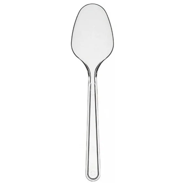 Poppy Plastik Lüx Şeffaf Kaşık - 18 Cm. - 3.2 Gr. - 50 Adetlik 10 Paket - Görsel 6