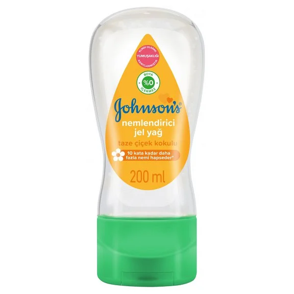 Johnson's Baby Taze Çiçek Kokulu Nemlendirici Jel Yağ 200 Ml - Görsel 8