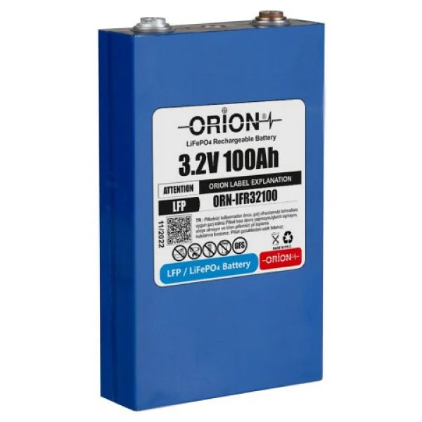 Orion Lifepo4 3.2v 100ah Prizmatik Pil - Görsel 2