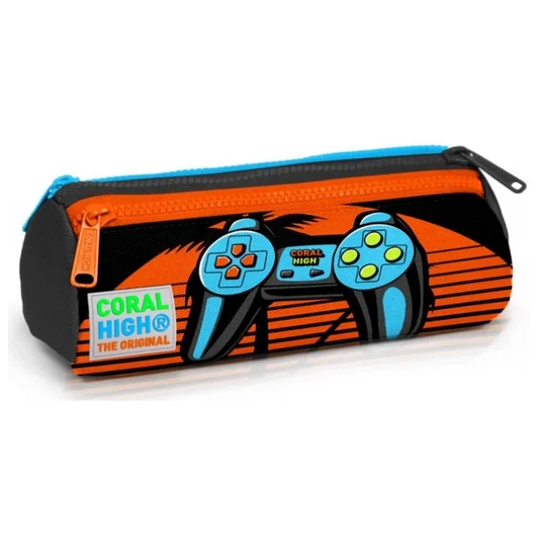 Coral High 22046 Gamer Desenli 3 Bölmeli Kalemlik - Görsel 5