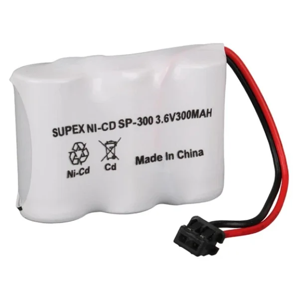 Supex Sp-300 Nı-CD 3lü Kısa Açık 3.6 Volt 300 mAh Telsiz Telefon Pili - Görsel 9