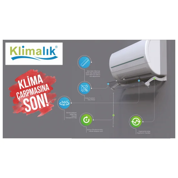 Klimalık Split Klima Aparatı - Görsel 3