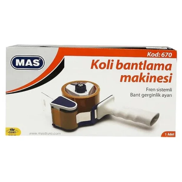 Mas 670 50 Mm Koli Bant Makinesi - Görsel 2