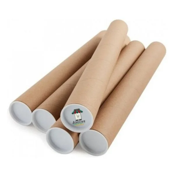 Postüp Silindir Kutu 5 Cm X 50 Cm Poster Afiş Harita Gönderi Tüpü - Görsel 4
