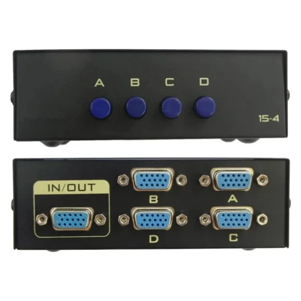 Alfais Al4841 4 Port Vga Switch 1920x1440 - Görsel 2