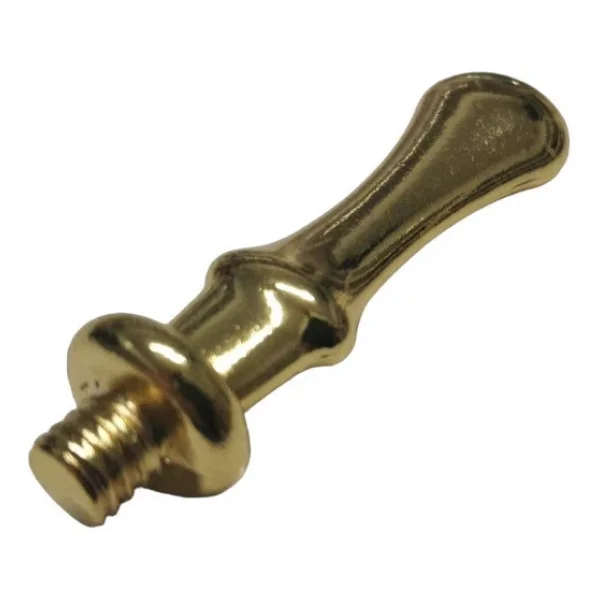 Mum Mühürü Sapı Gold Yassı Döküm Metal - Görsel 3