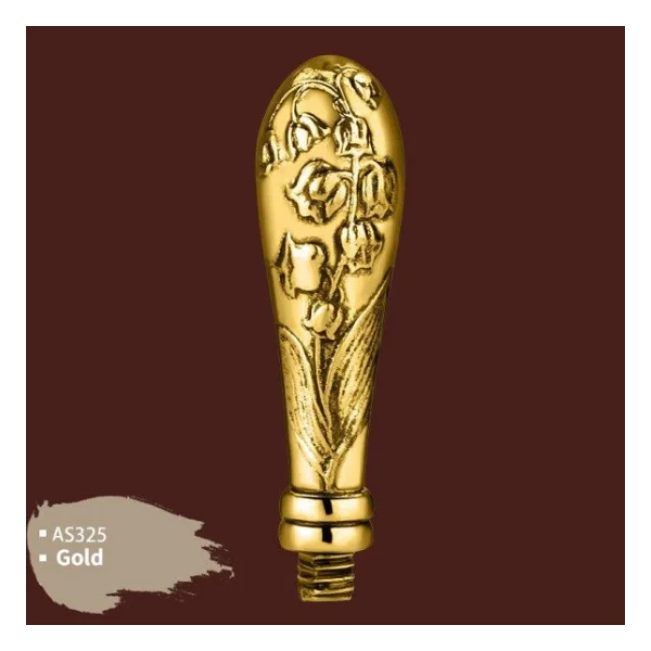Mum Mühür Damga Kolu Premium Metal Çan Çiçeği Gold - Görsel 4