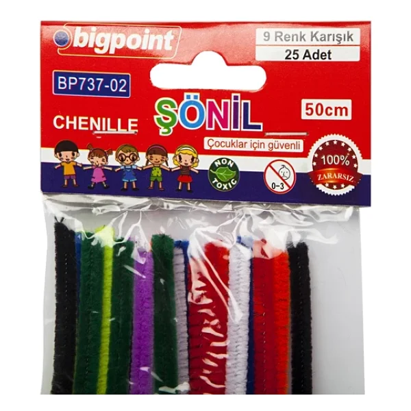 Bigpoint Şönil 50 Cm 9 Renk / 25'li Poşet - Görsel 3