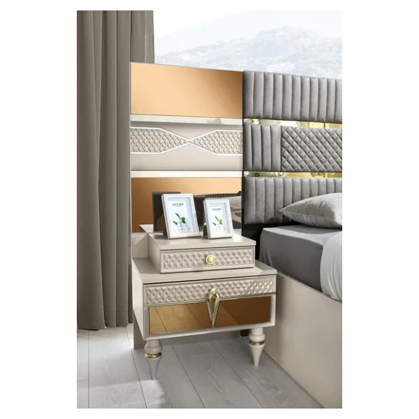 Aydınev Marsilya Mdf Yatak Odası Takımı Bazalı+Bench - Görsel 4