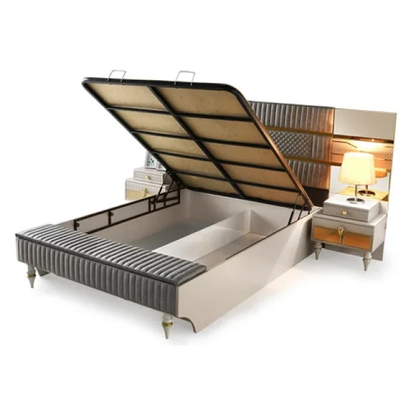 Aydınev Marsilya Mdf Yatak Odası Takımı Bazalı+Bench - Görsel 7