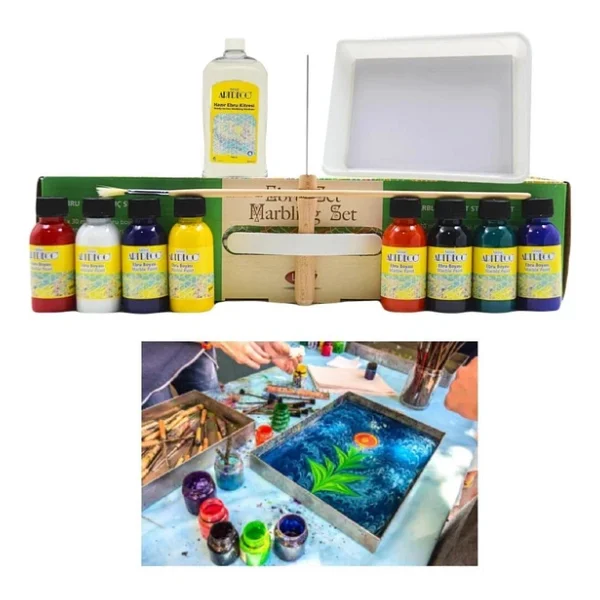 Artdeco Ebru Başlangıç Seti 8 Renk 30 Ml Damlalıksız - Görsel 4