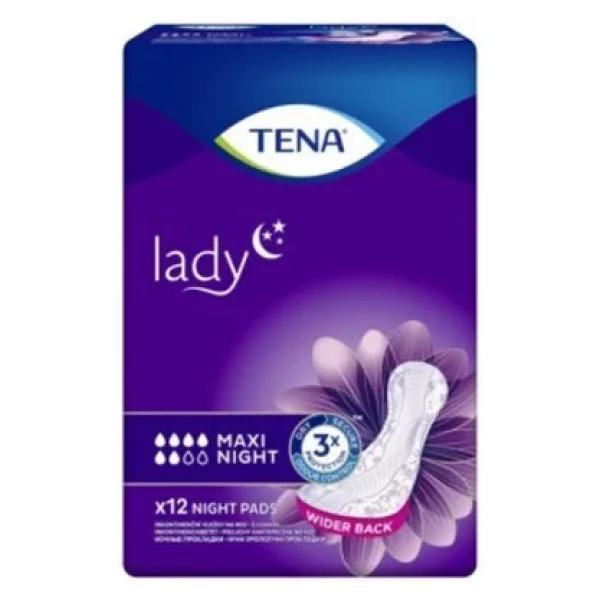 Tena Maxi Night 6 Damla 12'li 3 Paket Mesane Pedi - Görsel 3