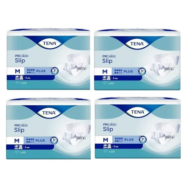 Tena Belbantlı Plus 6 Damla Orta Boy M 30'lu 4 Adet Hasta Bezi - Görsel 6