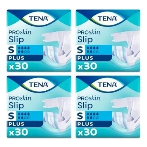 Tena Belbantlı Plus 6 Damla Küçük Boy S 30'lu 4 Adet Hasta Bezi - Görsel 6