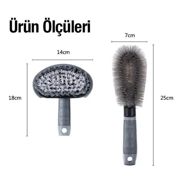 Zhltools 6 Parçalı Araba Ve Lastik Temizleme Premium Set - Görsel 5