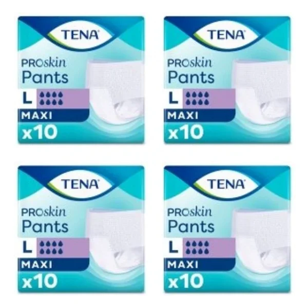 Tena Emici Külot Maxi 8 Damla Büyük Boy L 10'lu 4 Adet Hasta Bezi - Görsel 8