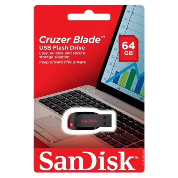 Sandisk Cruzer Blade Sdcz50-064g-B35 64 GB Flash Bellek - Görsel 4