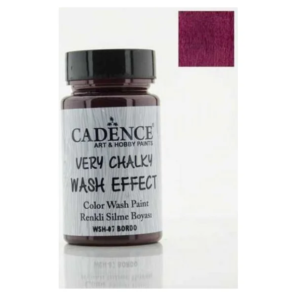 Cadence Wash Effect Renkli Silme Boyası 90 Ml. 07 Bordo - Görsel 2