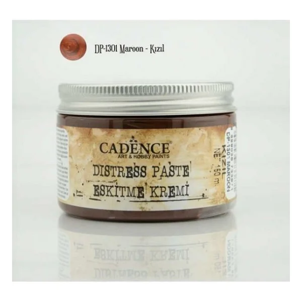 Cadence Distress Paste Eskitme Kremi 150 Ml. 1301 Kızıl - Görsel 2