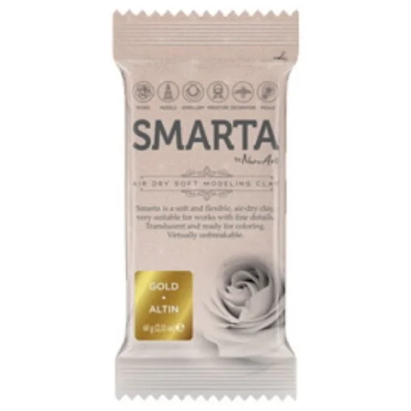 Smarta 60 Gr Metalik Altın Modelleme Hamuru - Görsel 5