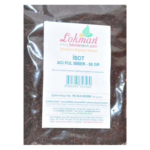 Pul Biber Acı Isot Biberi 50 Gr Paket - Görsel 2