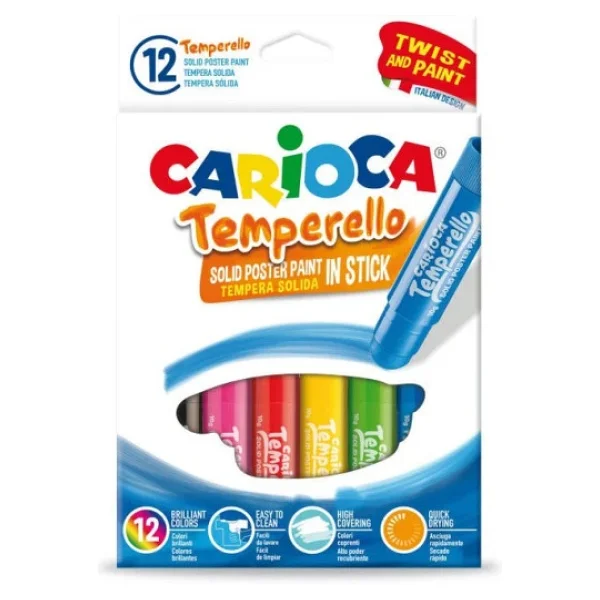 Carioca Temperello 12'li Stick Poster Boyama Kalemi - Görsel 4