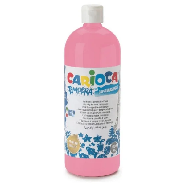 Carioca Süper Yıkanabilir 1000 Ml Pembe Tempera Boya - Görsel 3
