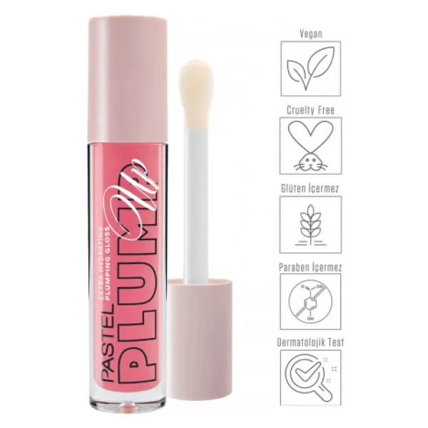 Pastel Plump Up Extra Hydrayting Dolgunlaştırıcı 203 Cotton Candy Dudak Parlatıcısı - Görsel 5