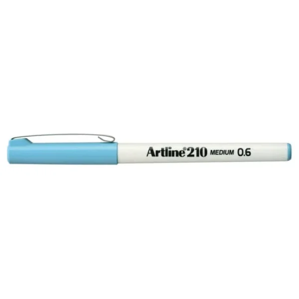 Artline 210 Fineliner Açık Mavi 0.6 Mm Orta Uçlu Keçeli Kalem - Görsel 5
