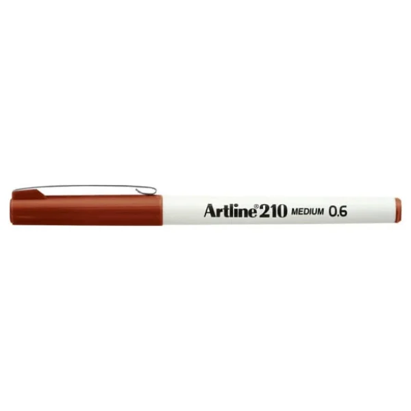 Artline 210 Fineliner Kahverengi 0.6 Mm Orta Uçlu Keçeli Kalem - Görsel 5