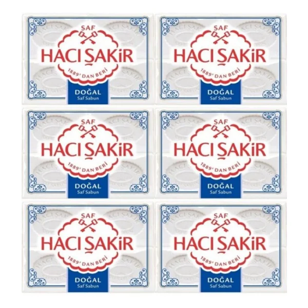 Hacı Şakir Doğal Saf 4x150 Gr 6 Adet Kalıp Sabun - Görsel 4
