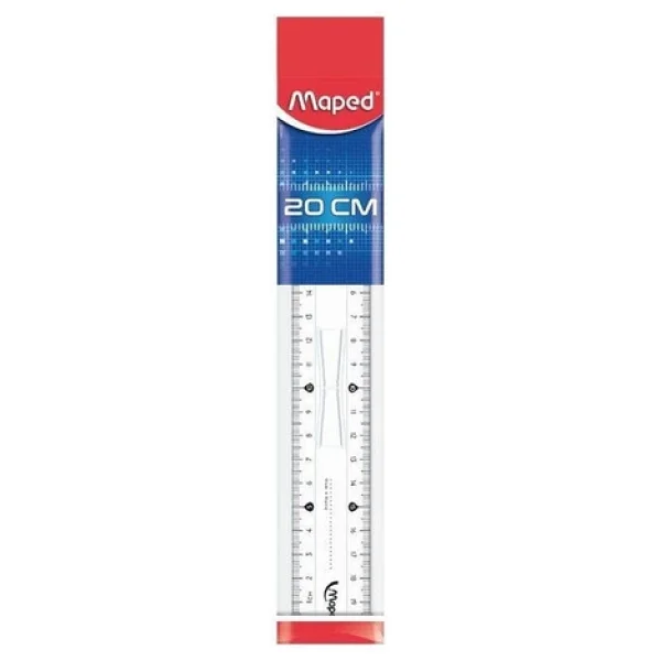 Maped 20 Cm Çift Desimetre Plastik Cetvel - Görsel 4