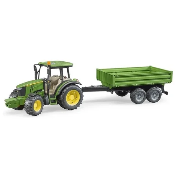 Bruder John Deere 5115m Traktör Ve Römork Br02108 - Görsel 6