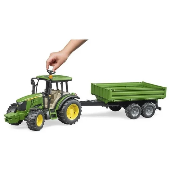 Bruder John Deere 5115m Traktör Ve Römork Br02108 - Görsel 5