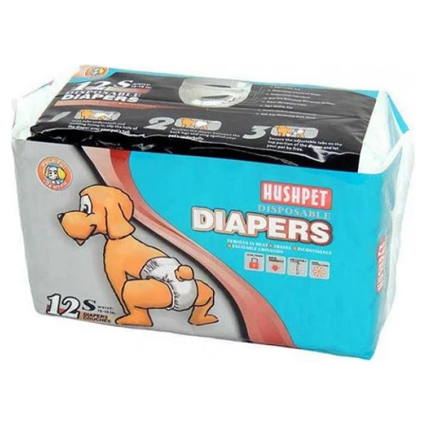 Hushpet Diapers Small 12'li Köpek Çiş Pedi - Görsel 6