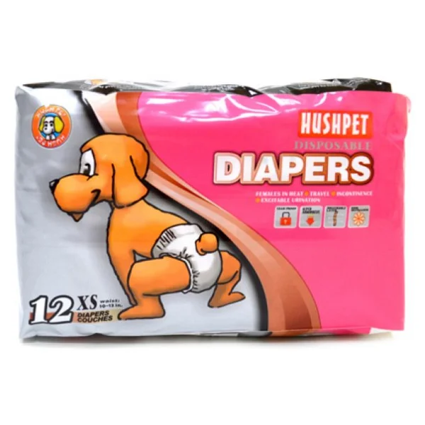 Hushpet Diapers Xsmall 12'li Köpek Çiş Pedi - Görsel 3