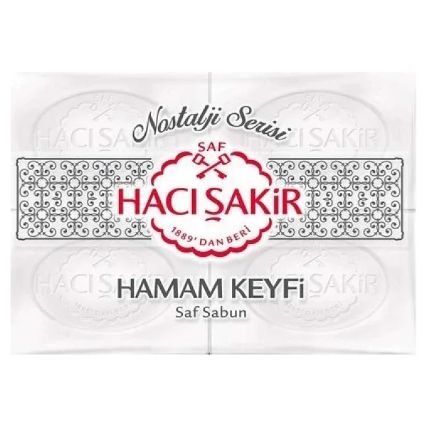 Hacı Şakir Hamam Keyfi Saf 4x200 Gr 2 Adet Sabun - Görsel 6