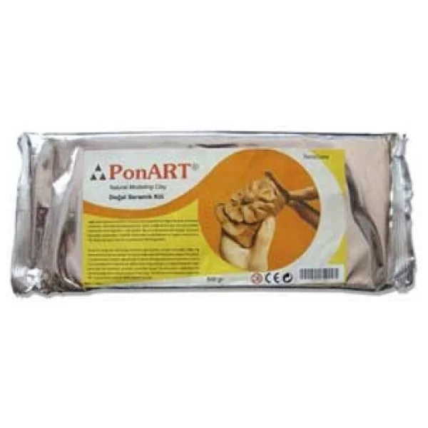 Ponart 500 Gr Terracotta Seramik Kil - Görsel 4