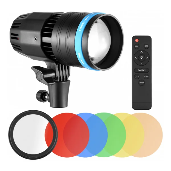Deyatech 50w 5500k Kompakt Odaklama Video Işığı Fotoğraf Spot Işığı Video Ve Dövme Işıgı - Görsel 3