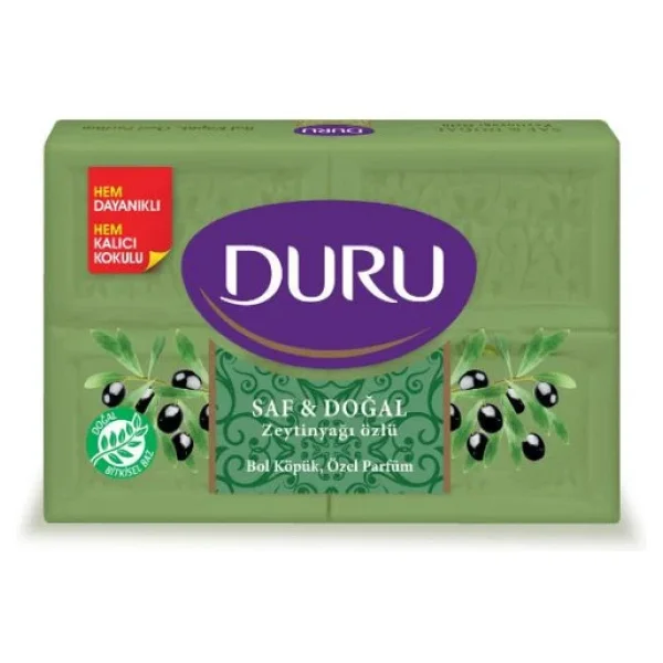 Duru Saf & Doğal Zeytinyağlı 4x150 Gr Banyo Sabunu - Görsel 5