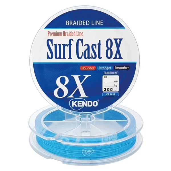 Kendo 300m Surf Cast 8x 8 Kat Örgü İp Olta Misinası Dynema - Görsel 3