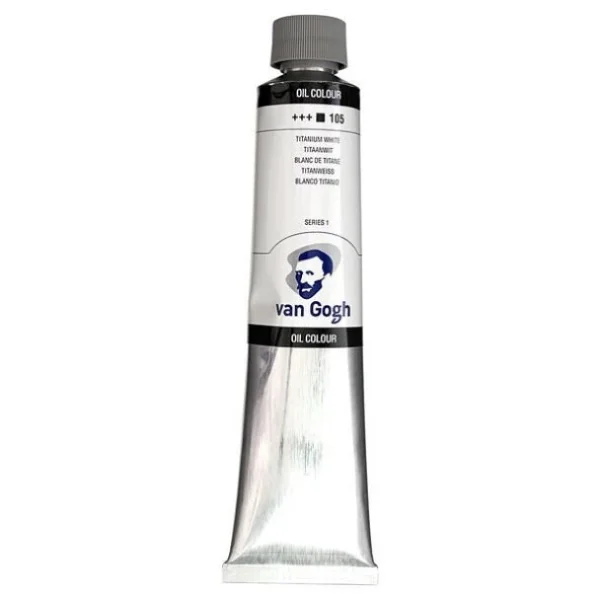 Talens Van Gogh 200 Ml Yağlı Boya 105 Titanium White - Görsel 5