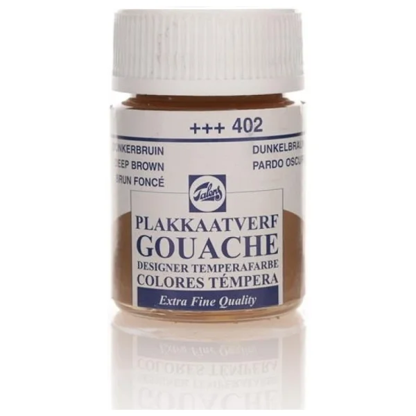 Talens 16 Ml Guaj Boya 402 Deep Brown - Görsel 2