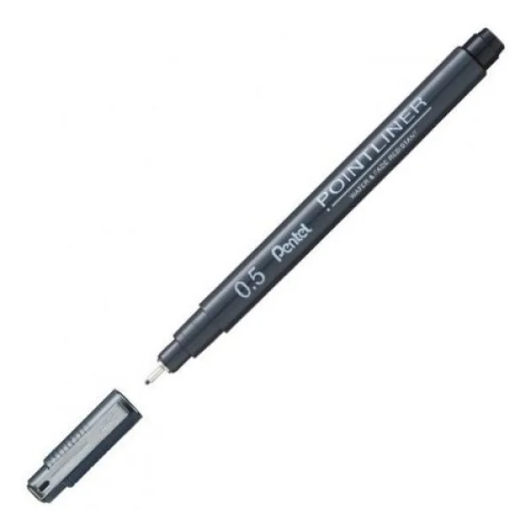 Pentel Pointliner 0.5 Mm Fiber Uçlu Teknik Çizim Kalemi - Görsel 5