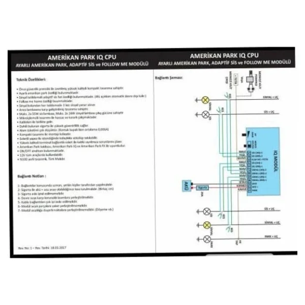 Eng Aksesuar Ayarlı Amerikan Park + Follow Me + Adaptif Sis Dönüş Modülü 3 In 1ıq CPU - Görsel 2