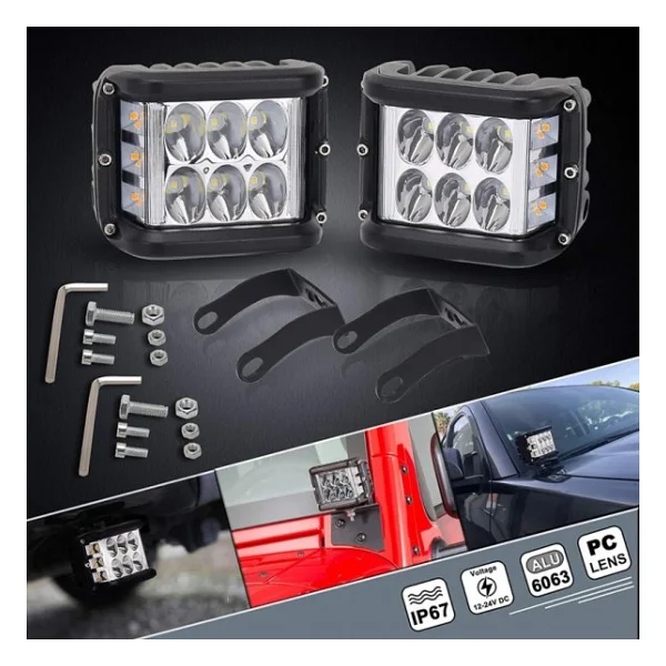 Space Offroad Sis Lambası 12 LED 36w / Lass319 - Görsel 4