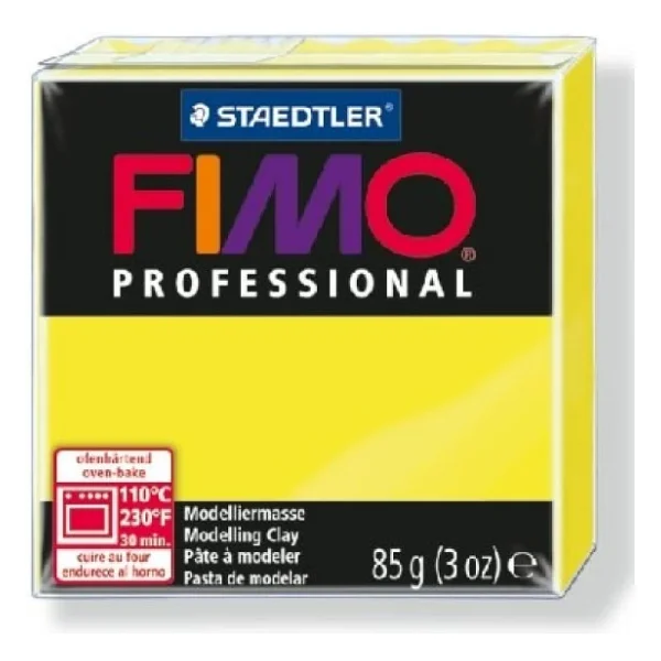Staedtler Fimo Professional Polimer Kil 85 Gr. 1 Sarı - Görsel 3