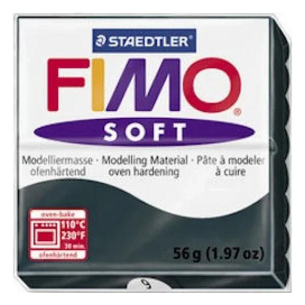 Staedtler Fimo Soft 9 Siyah 57 Gr Polimer Kil - Görsel 3