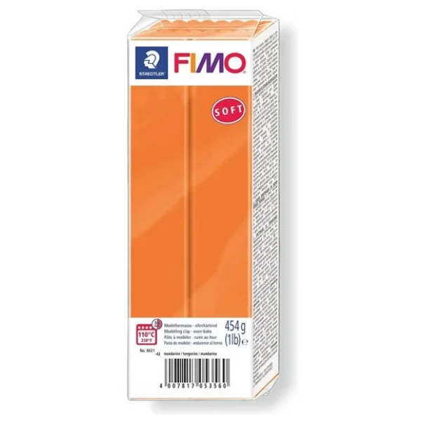 Staedtler Fimo Soft 42 Mandalina 454 Gr Polimer Kil - Görsel 4